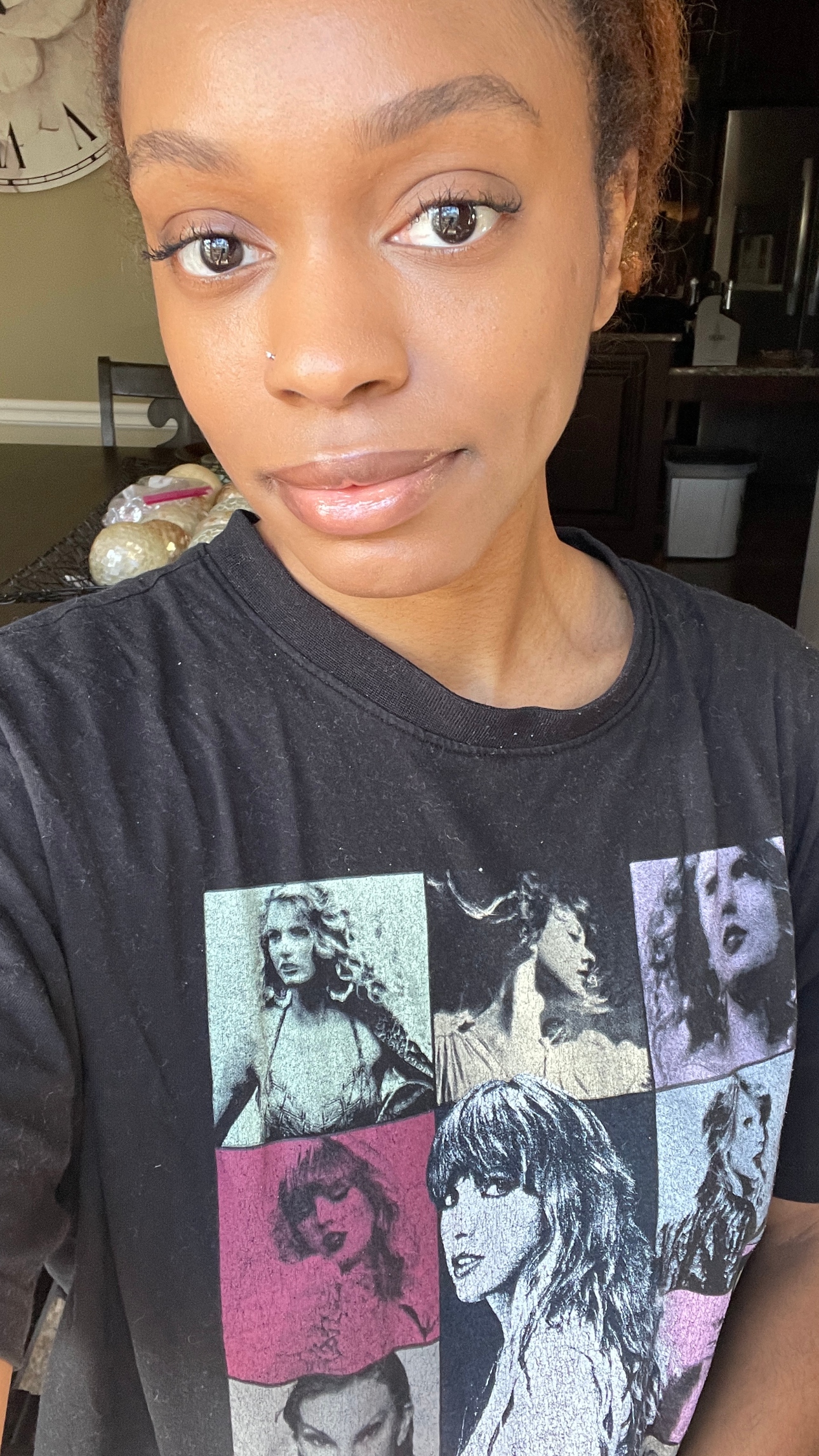 Danielle Jackson wearing armani foundation