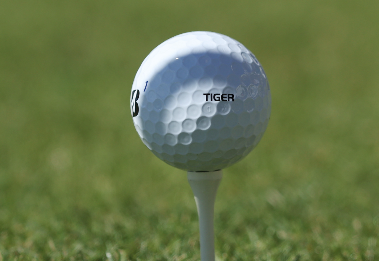 Tiger Woods' golf ball