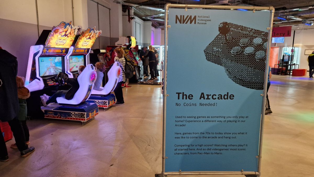 The arcade space in the NVM