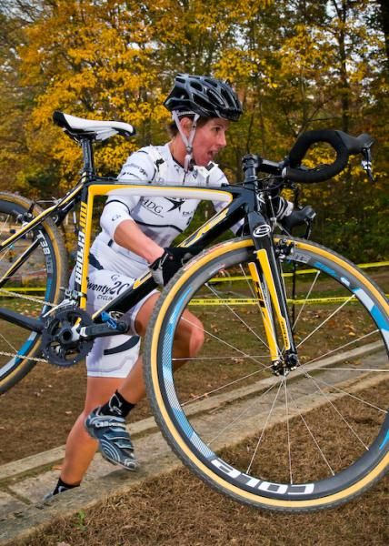 After Laura Van Gilder (C3) fell, Deidre Winfield (C3) saw that the top podium spot was her&rsquo;s for the taking.