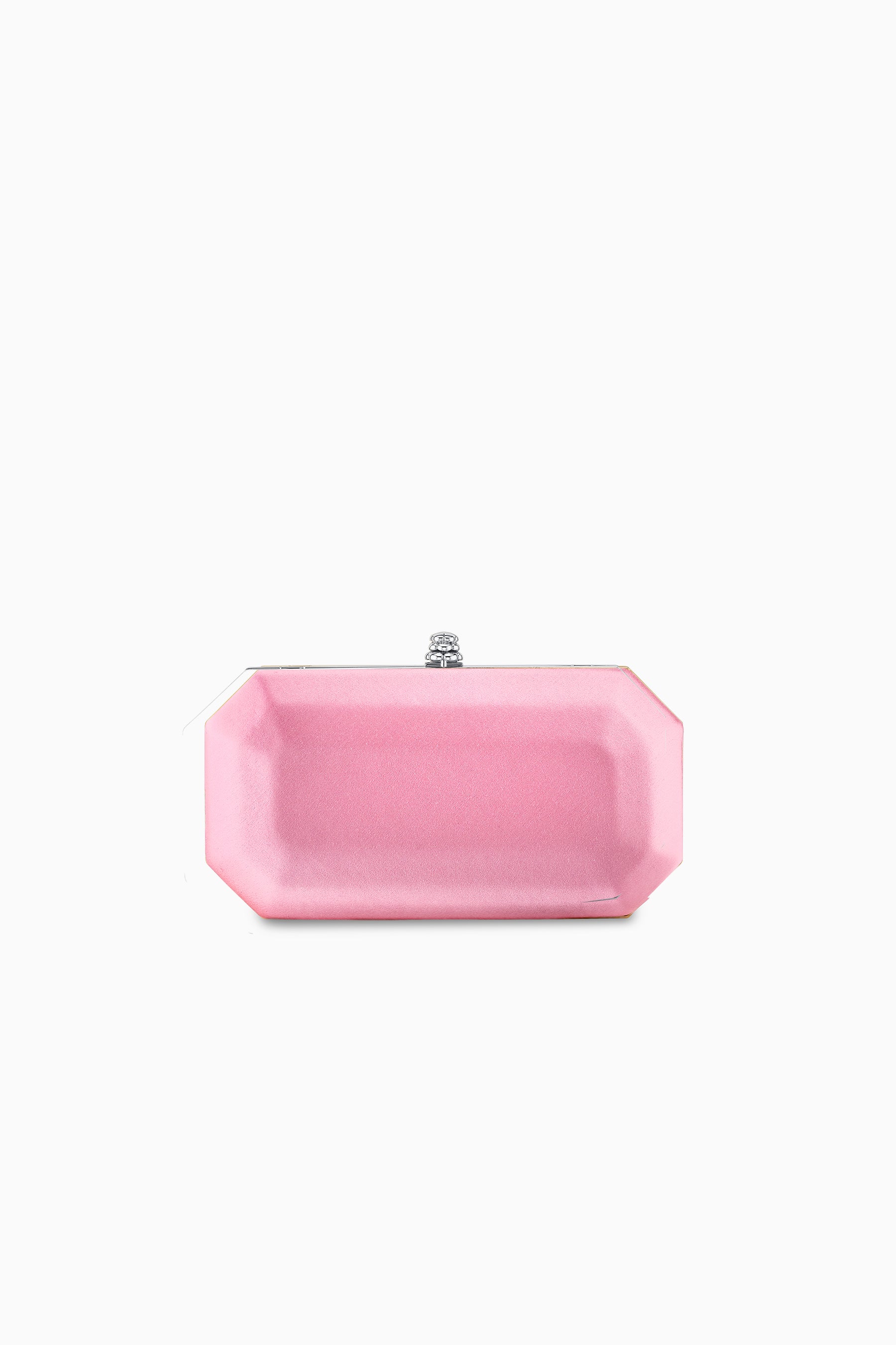 Perry Clutch Small - Rose Petal Satin