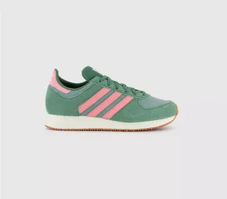 Adidas Atlanta Trainers Preloved Green Hazy Green Semi Pink Spark - Women's Trainers