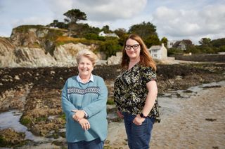Sandi Toksvig and Sarah Millican go to North Devon and stay at Lee Bay in Exmoor.