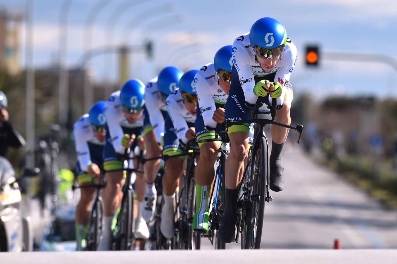 Orica-GreenEdge in the team time trial