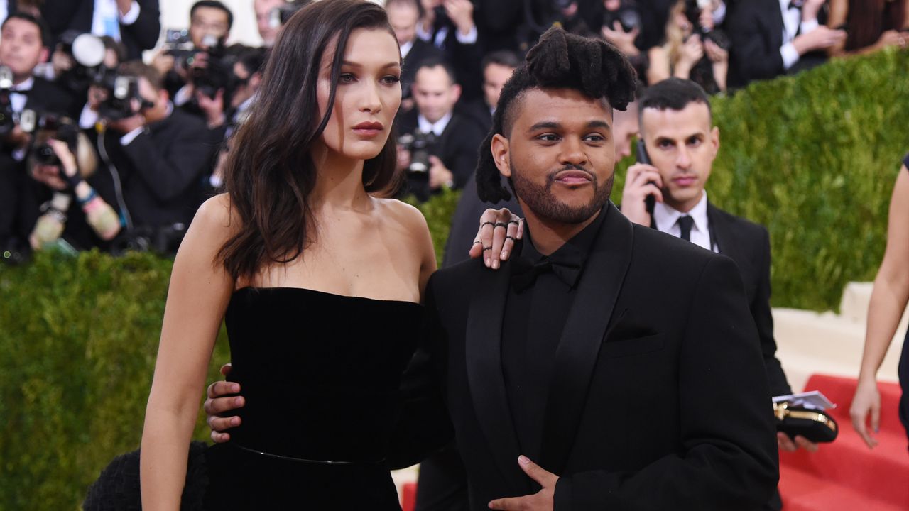 Bella Hadid &amp; The Weeknd at The Met Ball 2016