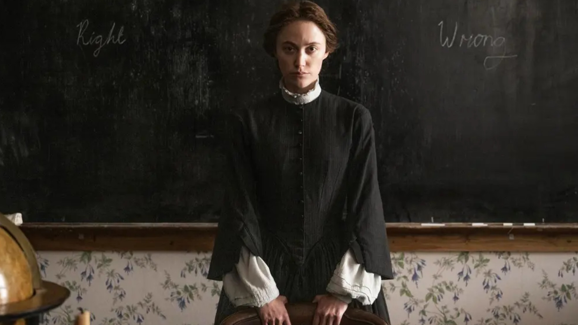 Maika Monroe as Winifred Notty in the upcoming horror movie, Victorian Psycho