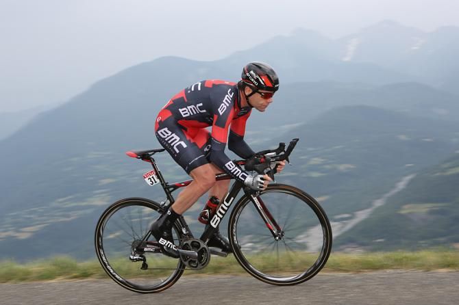 Cadel Evans (BMC) had a terrible time trial, and is feeling the effects of racing the Giro d'Italia