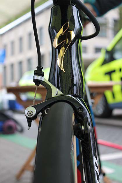 28mm tires on World champion Peter Sagan's Specialized S-Works Tarmac