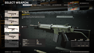 Black Ops Cold War best guns: Krig 6