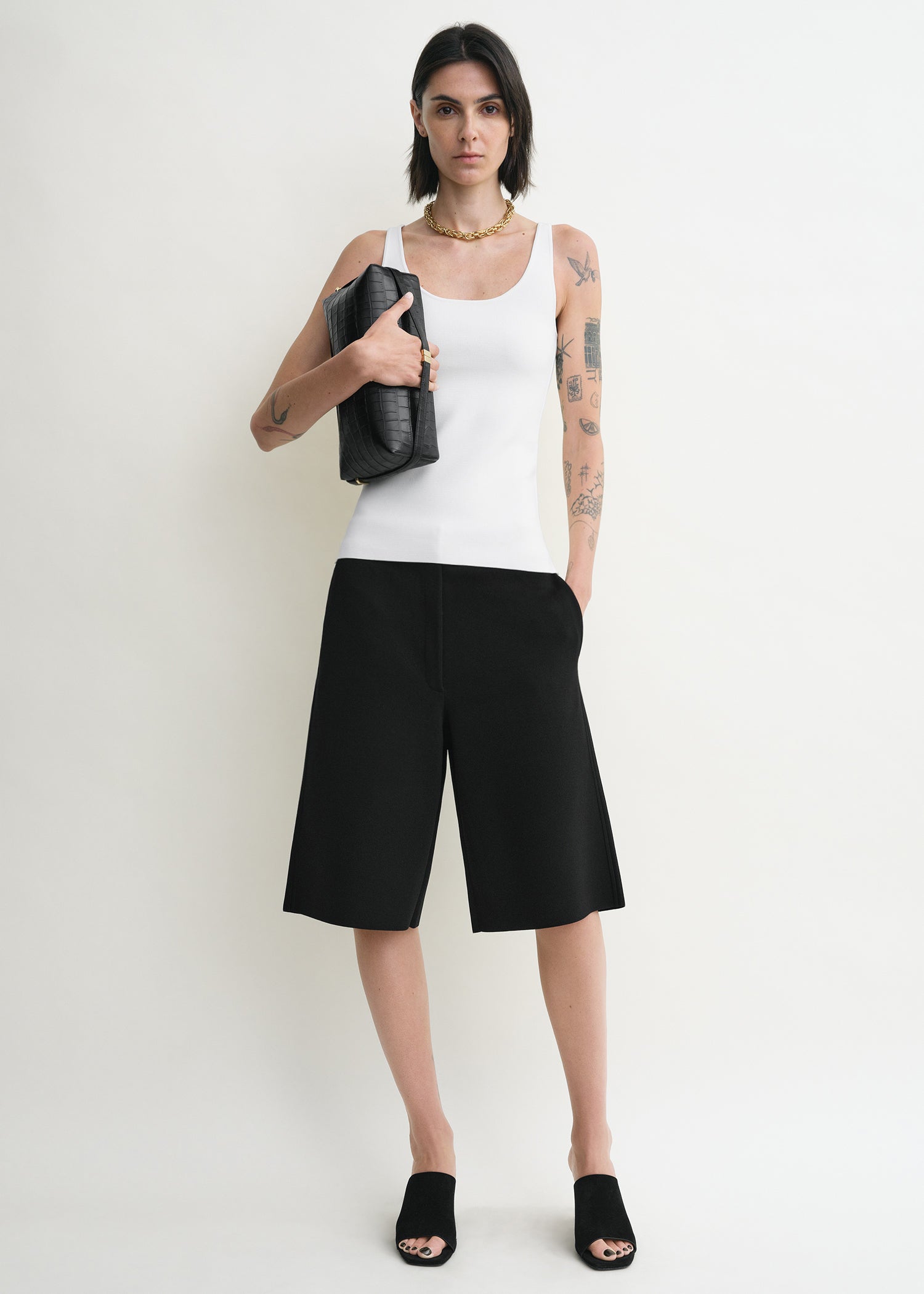 Knit Shorts Black