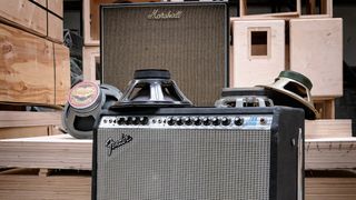 Fender and Marshall amps