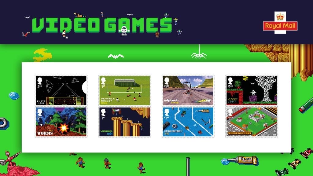 These iconic '80s and '90s video game stamps are a nostalgia fest