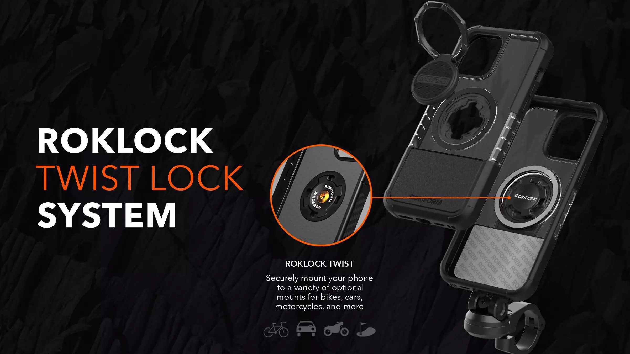 Rokform iPhone 14 cases feature Roklock technology