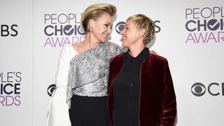 Portia de Rossi and Ellen DeGeneres