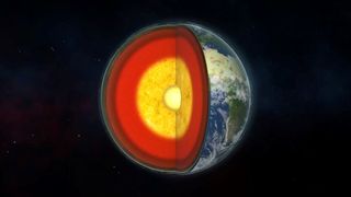  Illustration of Earth's internal structure.