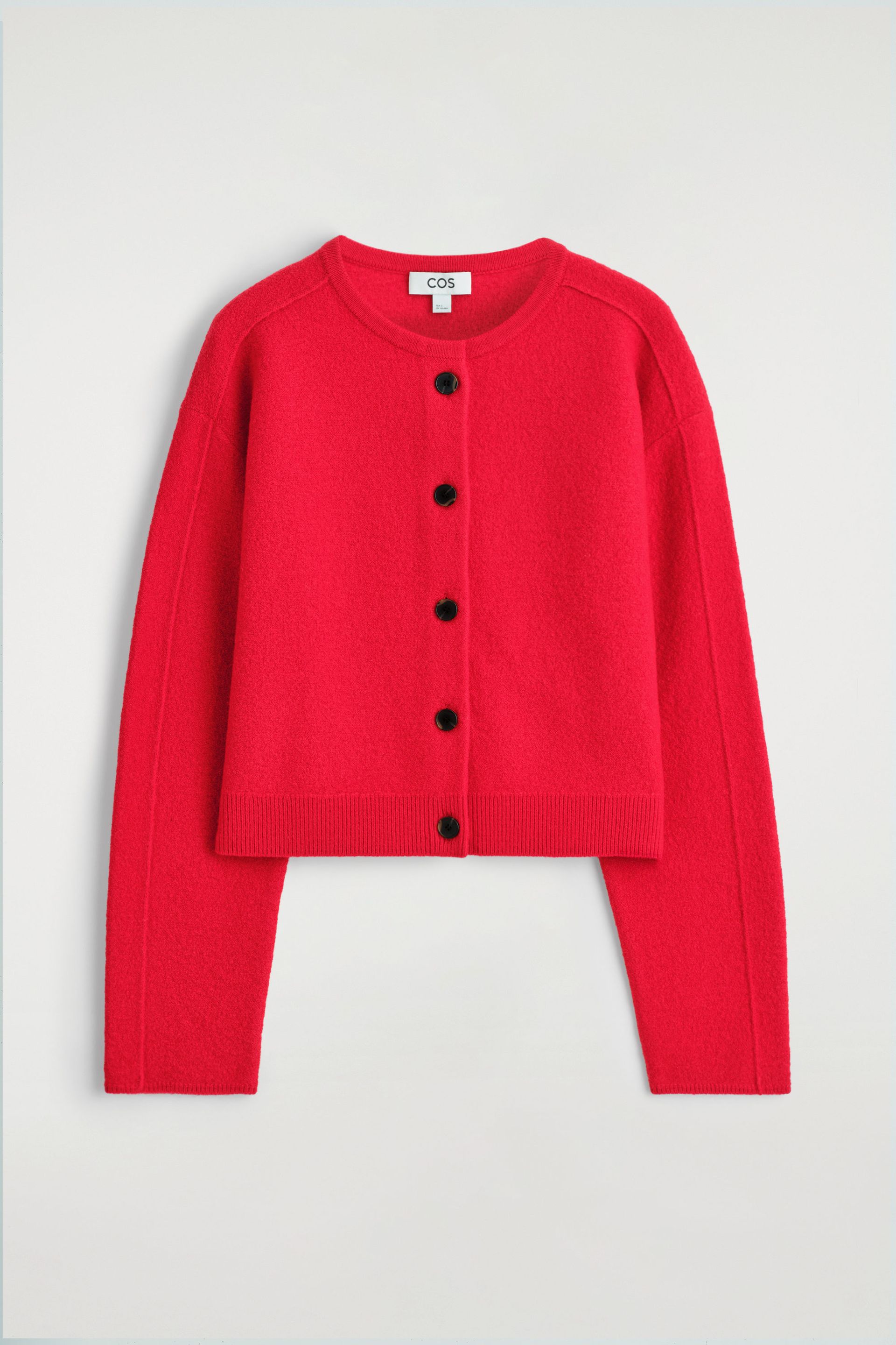 Boiled-Wool Cardigan