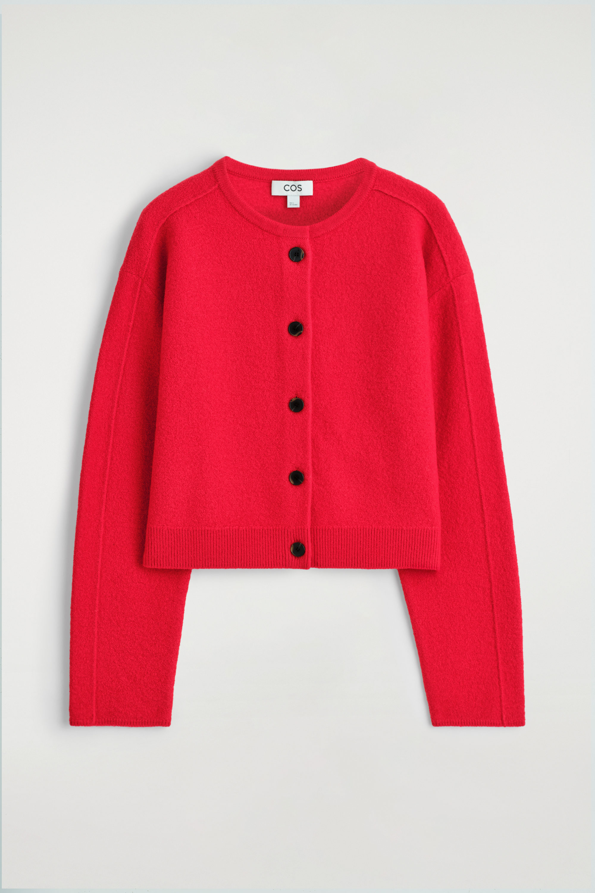 Boiled-Wool Cardigan