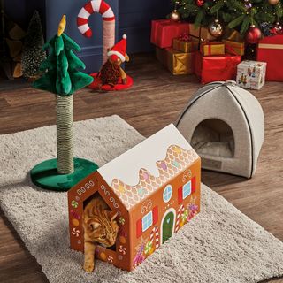 Aldi Festive Cat Scratch Post