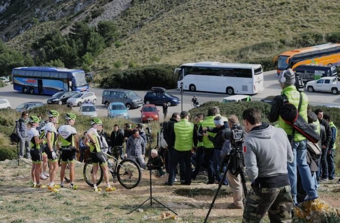 Merida believe in maximising media exposure for the team and their bikes