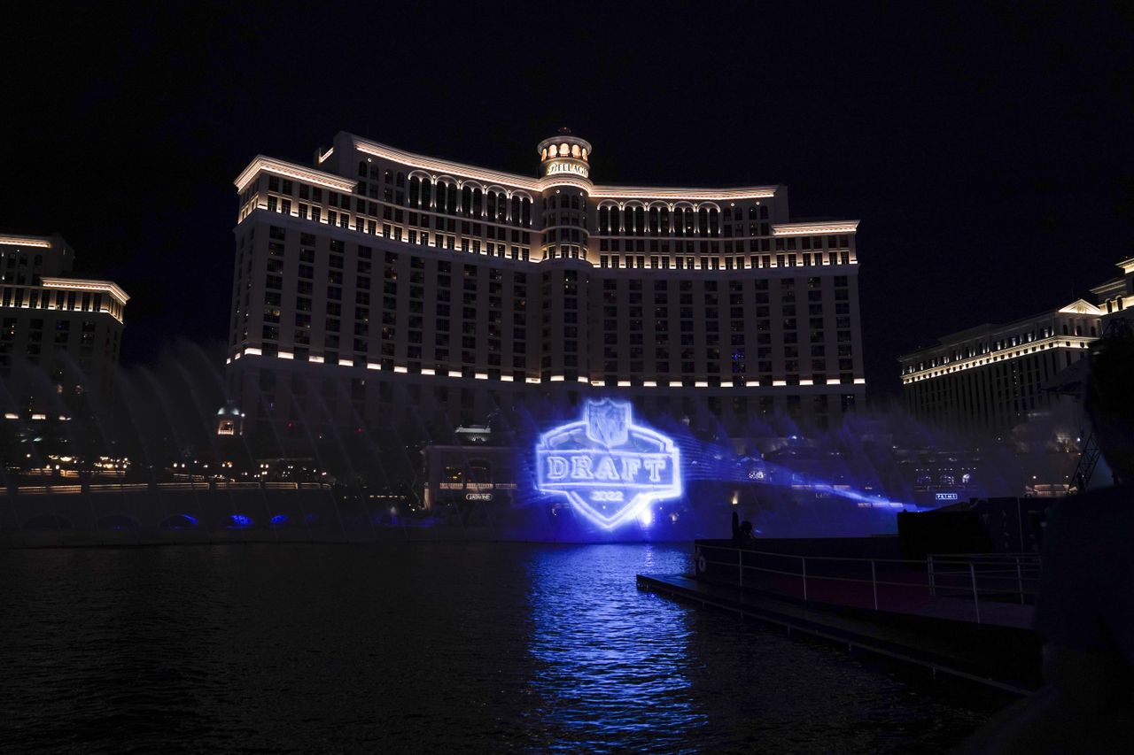 The 2022 NFL draft in Las Vegas