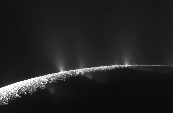 Plumes of Enceladus