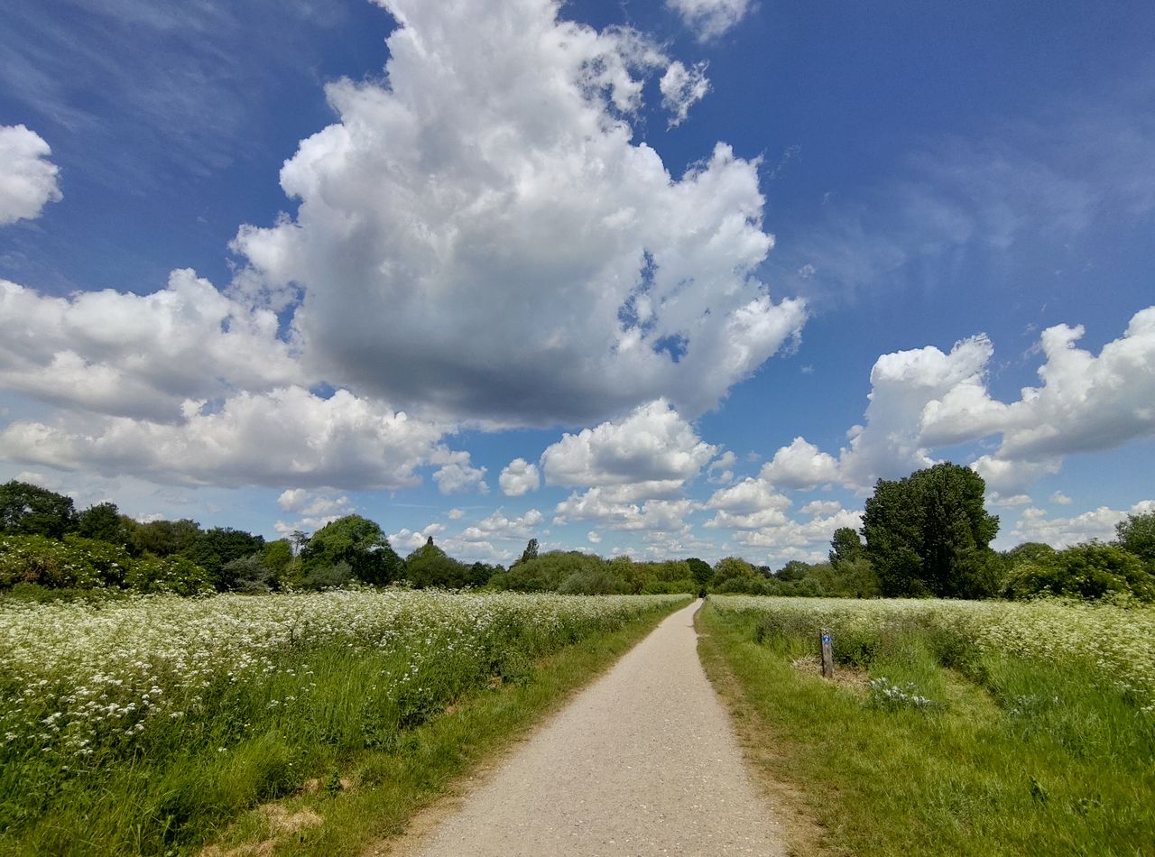 Even with the wide lens you get great software-enhanced dynamic range, for contour-filled clouds. Image credit: TechRadar