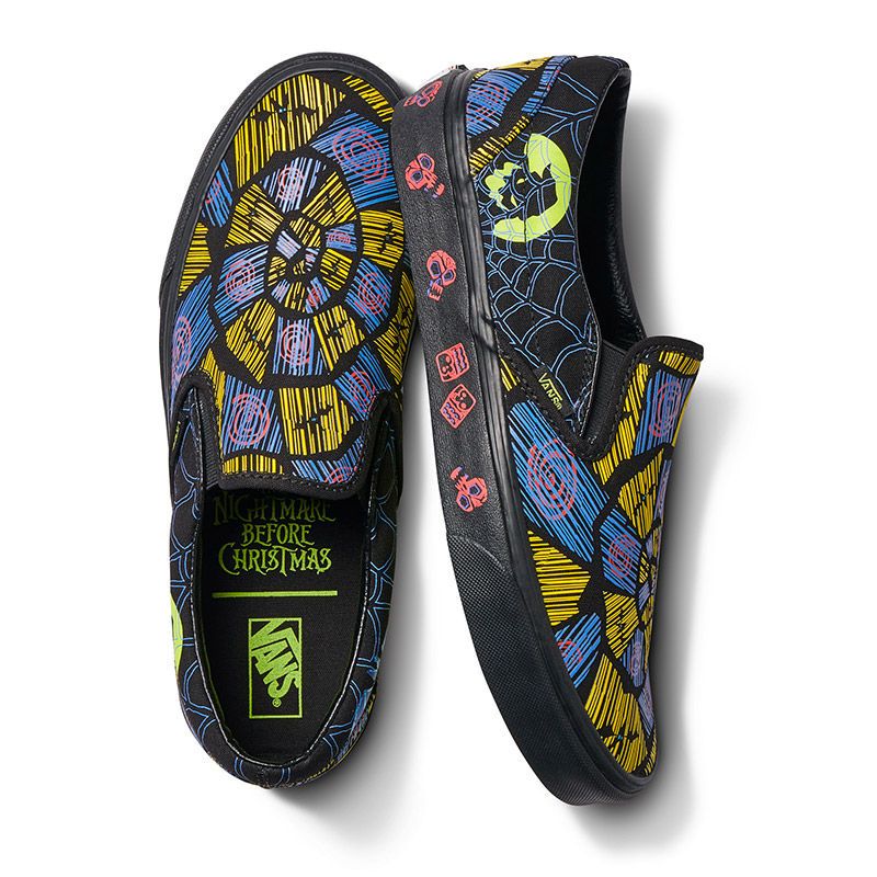 Disney X Vans Classic Slip-on Shoes in Oogie Boogie