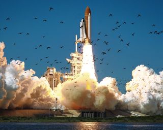 Shuttle Challenger Launch