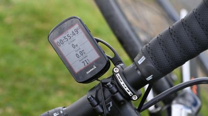 Garmin headunit on a bike