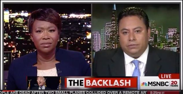 Joy Reid and Marco Gutierrez.