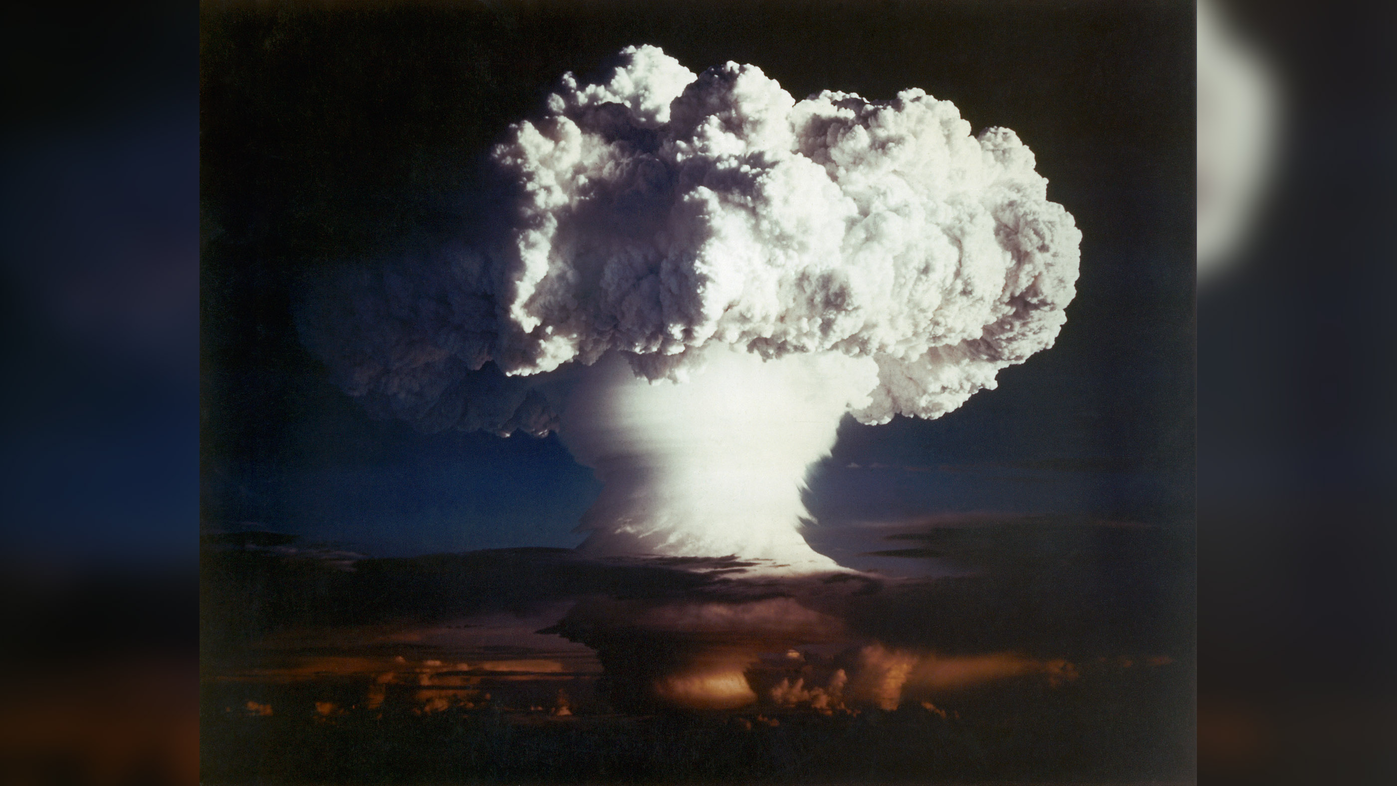 Detonation of a nuclear device 