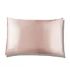 Drowsy Sunset Pink Queen Envelope Silk Pillowcase