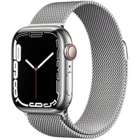 Apple Watch Series 7 (GPS + Cellular) 41mm Stainless Steel |&nbsp;£649&nbsp;£529 at Amazon