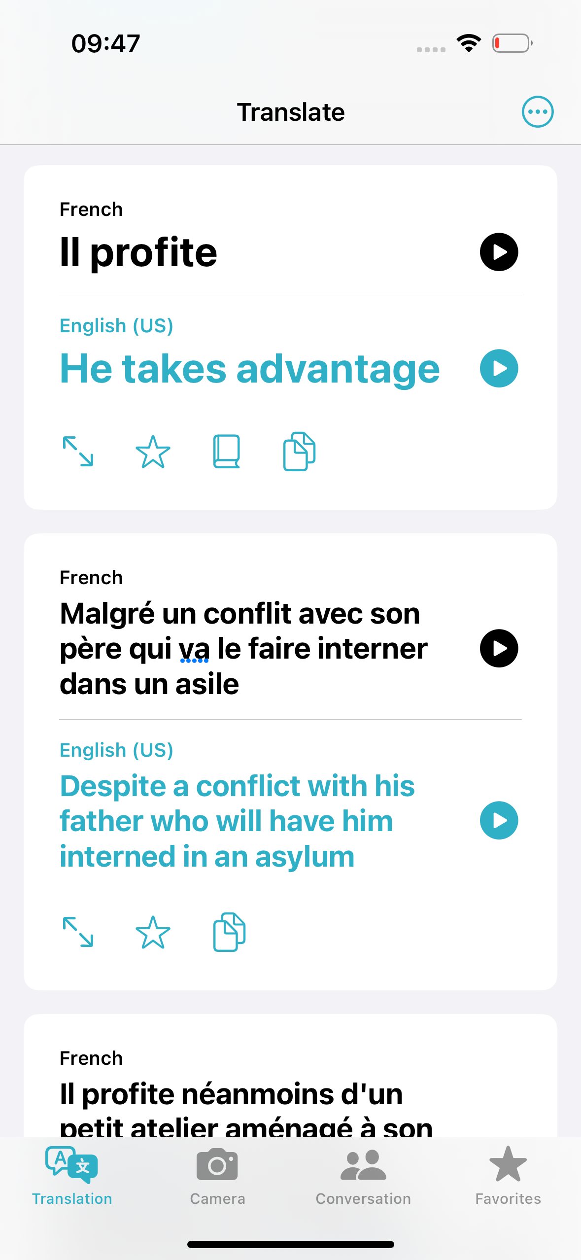 ai translation face off french on iphone and samsung phones