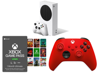 Microsoft Xbox Series S + Red controller and 1 month Game Pass Ultimate: was $379, now $339 @ Newegg