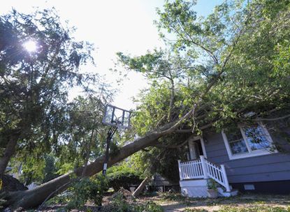 Hurricane Irene damage in New Jersey