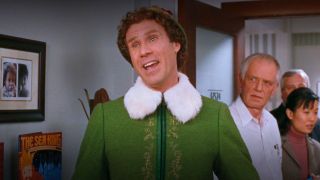 Buddy the Elf singing to Walter