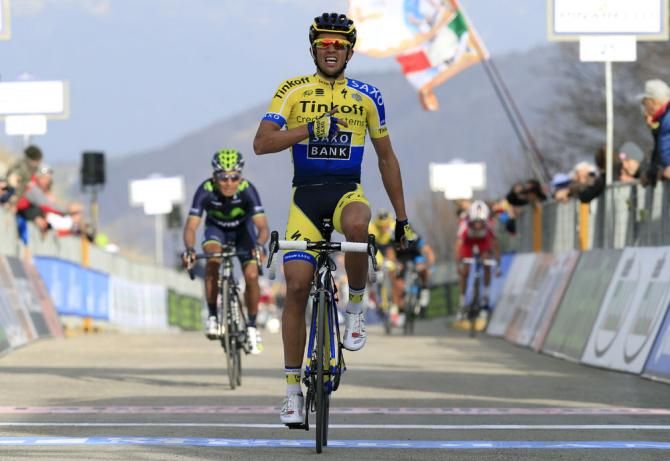 Alberto Contador (Tinkoff-Saxo) takes his second win so far this year
