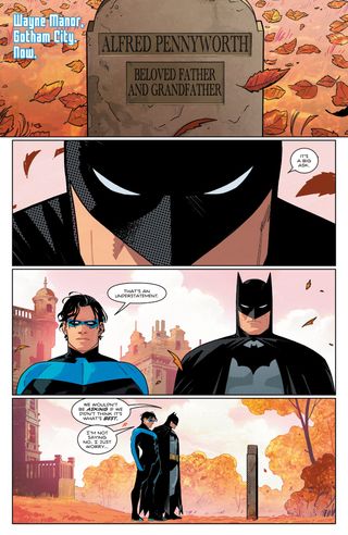 a page from Nightwing #100