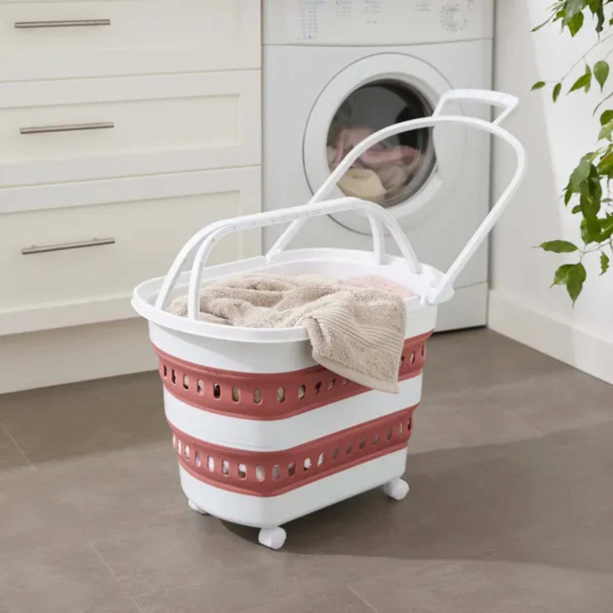Dunelm wheeled laundry basket
