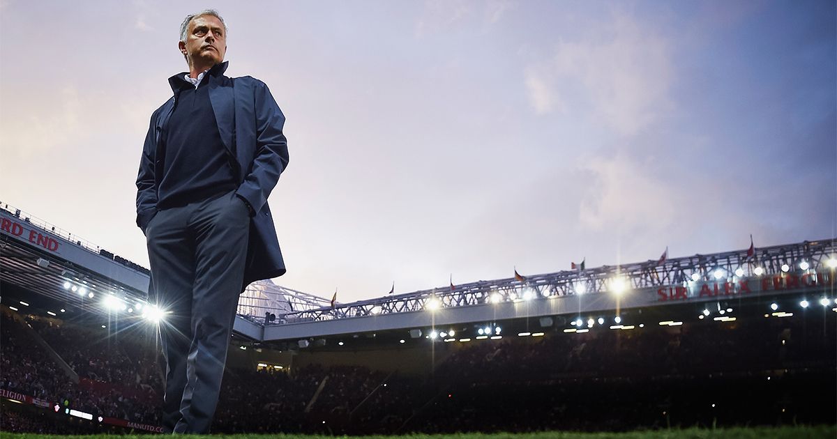 Jose Mourinho, Manager of Manchester United looks on prior to the Premier League match between Manchester United and Southampton at Old Trafford on August 19, 2016 in Manchester, England.