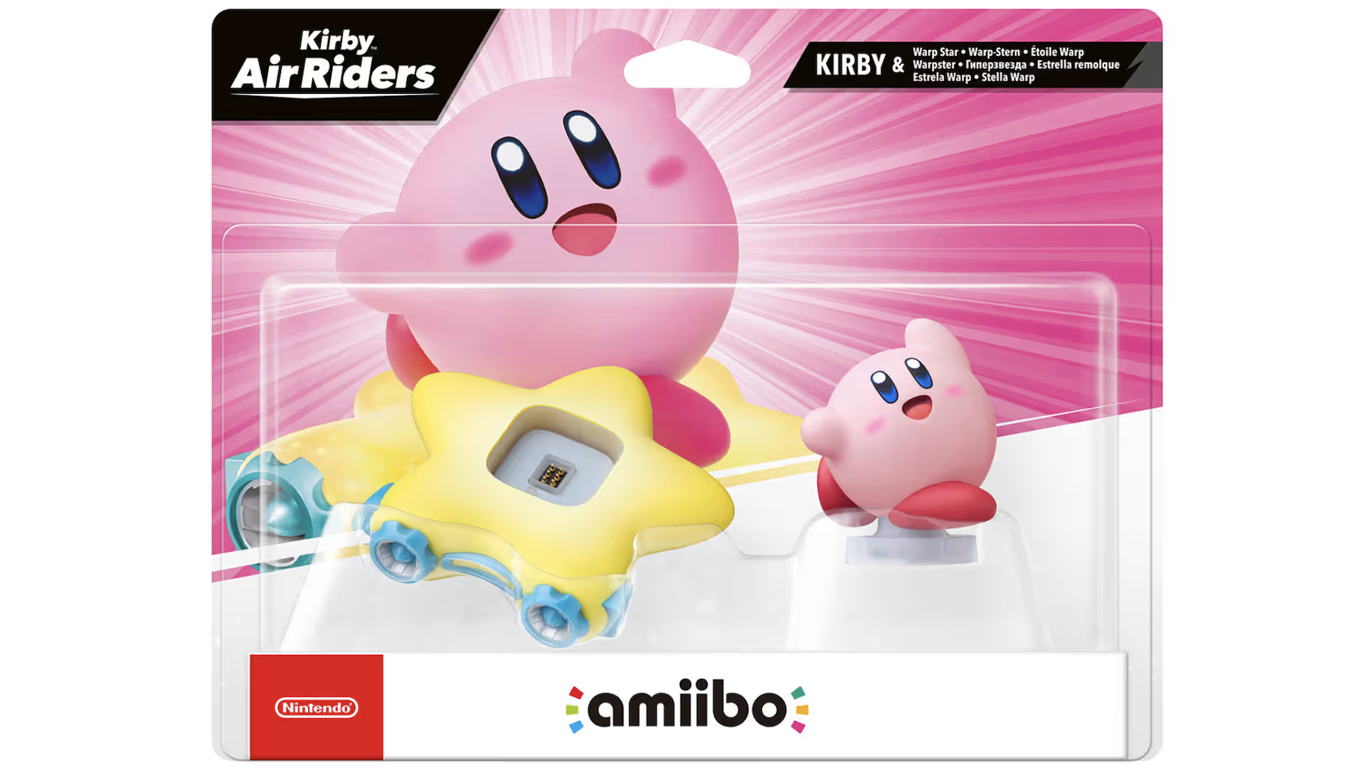 Kirby &amp;amp; Warp Star amiibo in its packaging