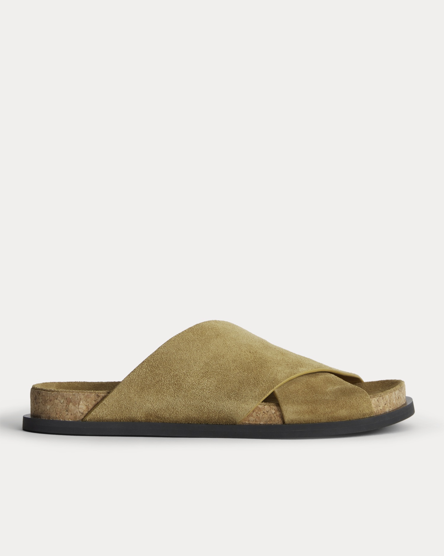Everlane, The Suede Crossover Sandals