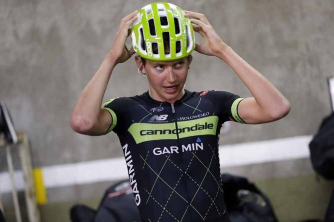 Joe Dombrowksi (Cannondale Garmin) makes his team debut in San Luis