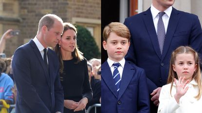 Prince William and Catherine maintaining 'normality' for George, Charlotte, and Louis after Queen Elizabeth II's death