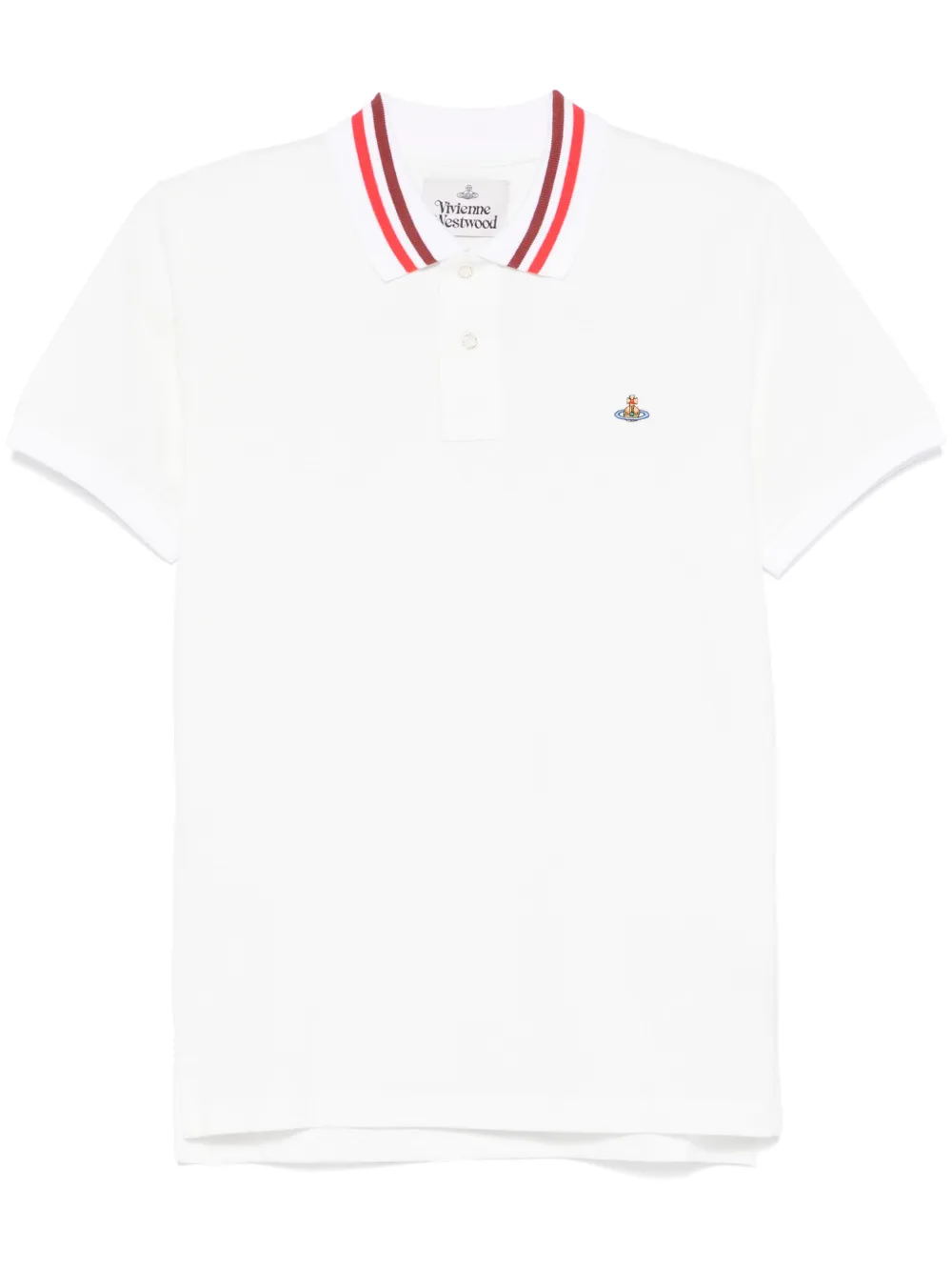 Vivienne Westwood Orb-Embroidered Polo Shirt | S