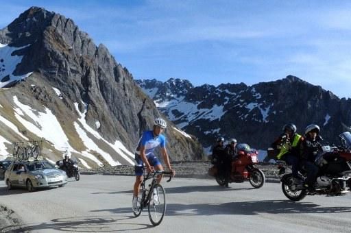 Contador said that it was a tough day in the saddle as he rode from Pau, via the col de Marie-Blanque and col du Soulor