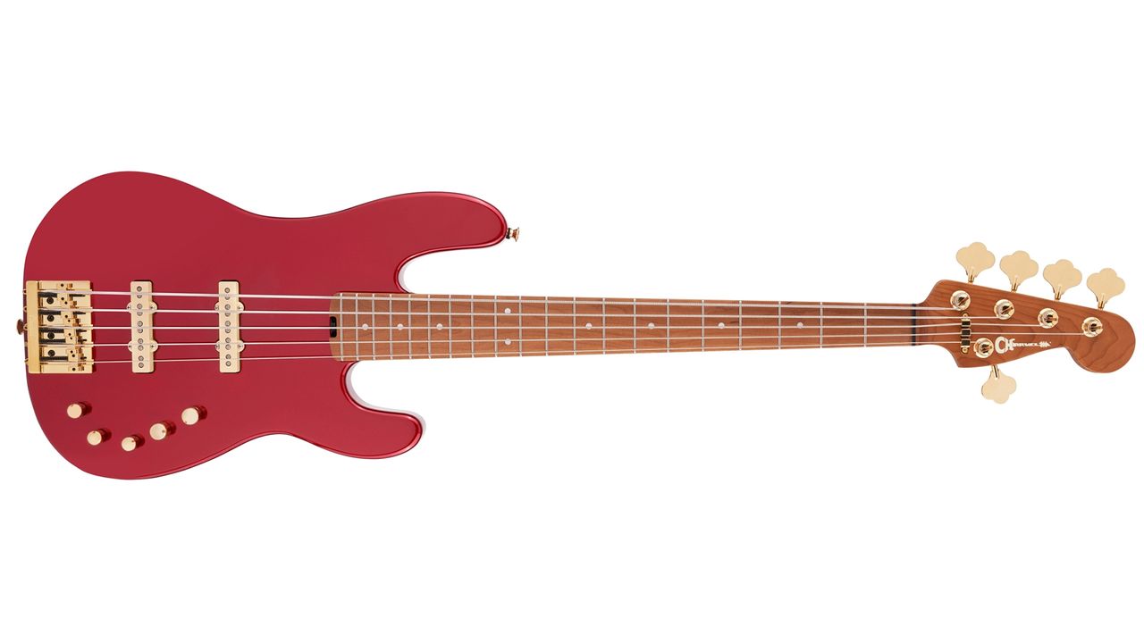 Charvel Pro-Mod San Dimas Bass JJ V Candy Apple Red