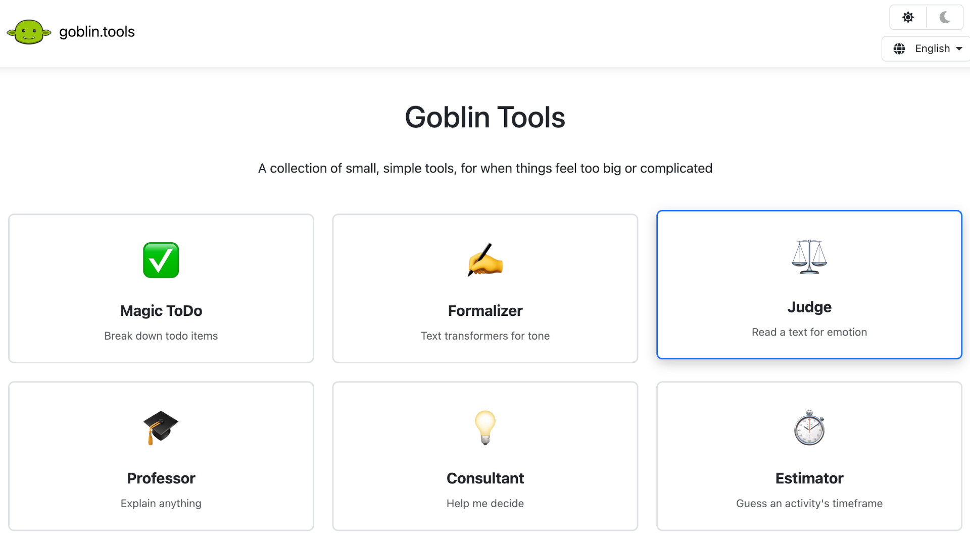 Goblin Tools