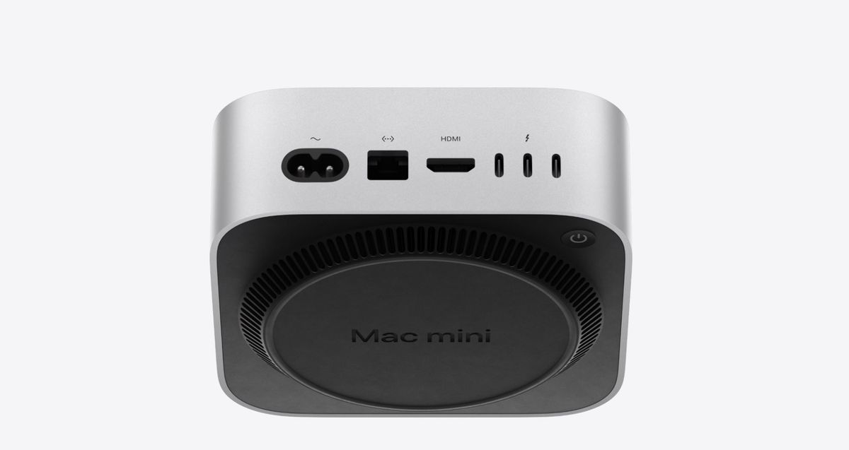 Apple mac mini power button